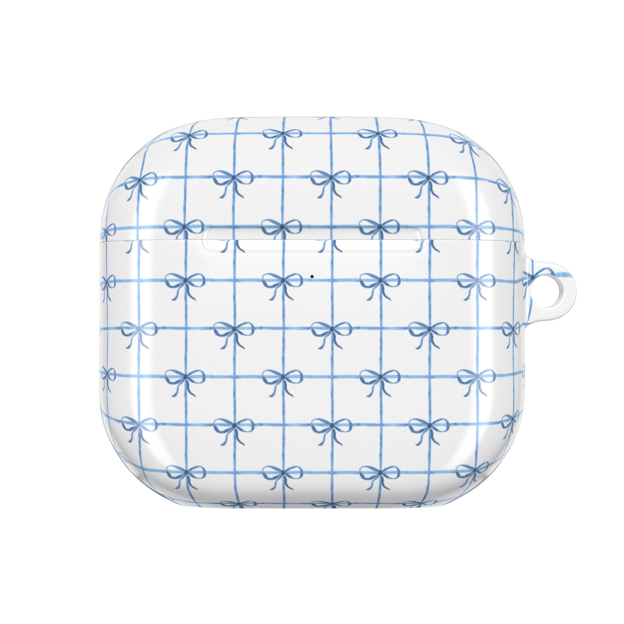 Blue Checkered Ribbon Grid
